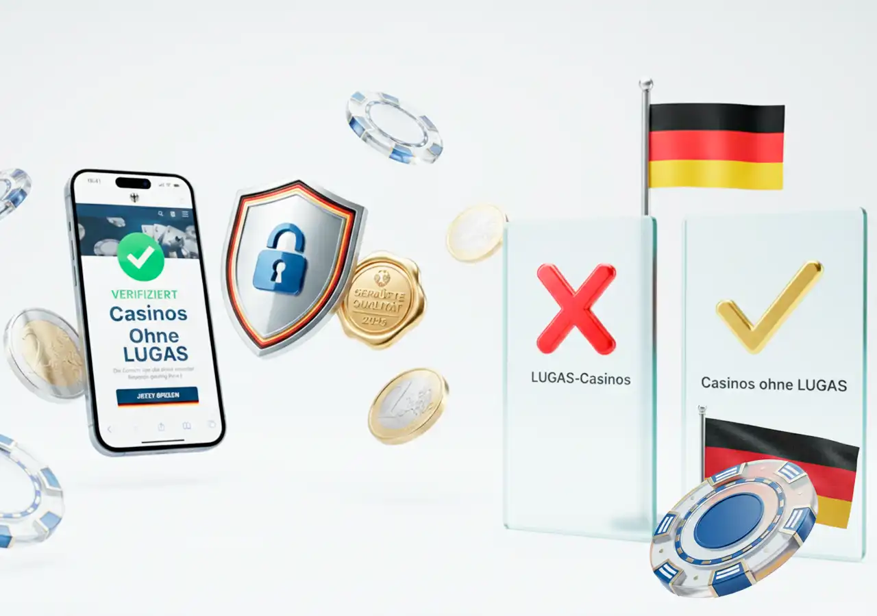 Detaillierter Vergleich: Casinos mit LUGAS vs. Casinos ohne LUGAS-Limits.